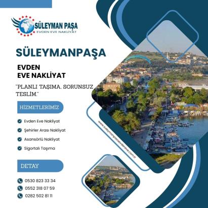 Süleymanpaşa Evden Eve Nakliyat