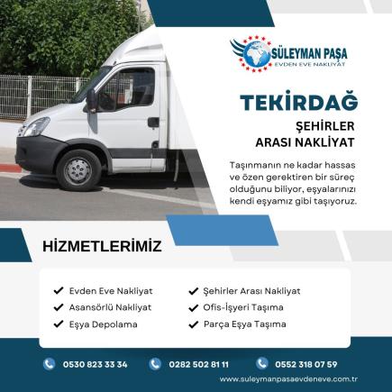 Tekirdağ Şehirler Arası Nakliyat