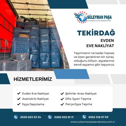 Tekirdağ Evden Eve Nakliyat
