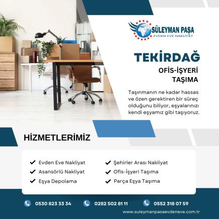 Tekirdağ Ofis-İşyeri Taşıma